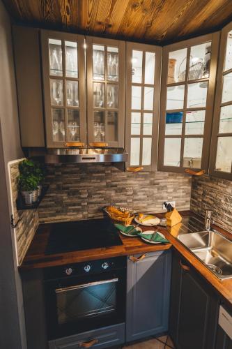 Kitchen, Nordic Lodge in Bad Kleinkirchheim Kitchen, Nordic Lodge in Bad Kleinkirchheim