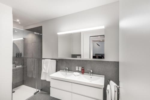 Ванна кімната, Macardo Premium B&B in Дітікон Ванна кімната, Macardo Premium B&B in Дітікон