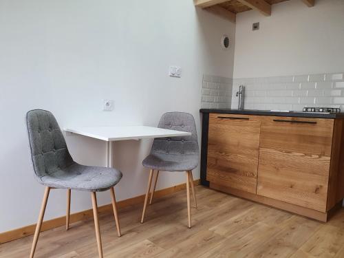 Konyha, Angers Green Lodge - Cosy Studio in Saint-Serge Konyha, Angers Green Lodge - Cosy Studio in Saint-Serge