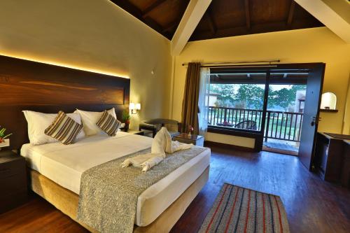 Balkon/teras, Jungle Villa Resort in Patihani Balkon/teras, Jungle Villa Resort in Patihani