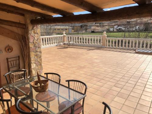 balkon/terras, Casa Rural El Huerto del Trucho in Andorra balkon/terras, Casa Rural El Huerto del Trucho in Andorra