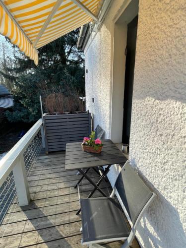 Balcony/terrace, Appartement Seebadallee mit Wallbox fur e-Autos in Rangsdorf Balcony/terrace, Appartement Seebadallee mit Wallbox fur e-Autos in Rangsdorf
