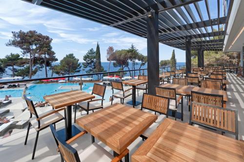 餐廳, 帕林提姆藍色潟湖酒店 (Hotel Parentium Plava Laguna) in 波雷奇 餐廳, 帕林提姆藍色潟湖酒店 (Hotel Parentium Plava Laguna) in 波雷奇