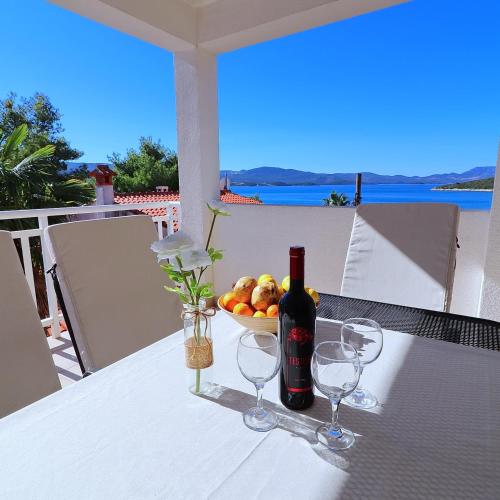 Erkély/terasz, Apartments Mediterranean House in Klek Erkély/terasz, Apartments Mediterranean House in Klek