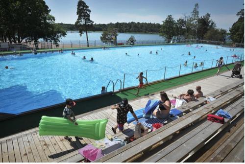 Swimming pool, Poroholman Lomakeskus in Rauma Swimming pool, Poroholman Lomakeskus in Rauma