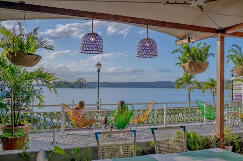Étterem, Hotel Peten in Flores Étterem, Hotel Peten in Flores