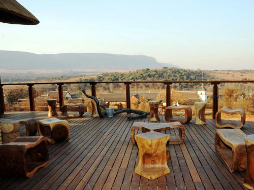 Balcony/terrace, African Hills Safari Lodge & Spa in Magaliesburg Balcony/terrace, African Hills Safari Lodge & Spa in Magaliesburg