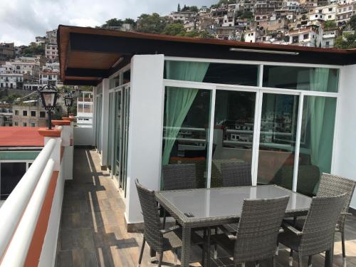 陽台/露台, Casa Vista hermosa de taxco in 塔克斯科市中心 陽台/露台, Casa Vista hermosa de taxco in 塔克斯科市中心