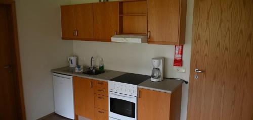 Kitchen, Kaffi Holar Cottages and Apartments in Akureyri City Center Kitchen, Kaffi Holar Cottages and Apartments in Akureyri City Center