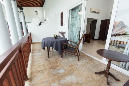 Balcony/terrace, Hotel Neptune Bay unawatuna beach in Galle Balcony/terrace, Hotel Neptune Bay unawatuna beach in Galle