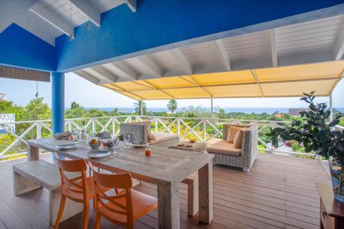 Erkély/terasz, Piscadera Bay Resort 104 in Wishi Erkély/terasz, Piscadera Bay Resort 104 in Wishi