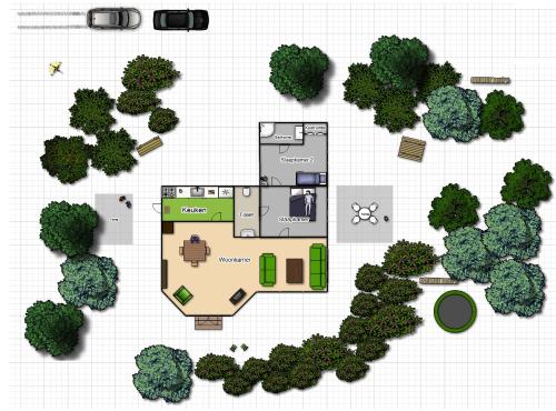 Planos, Vakantiehuis 't Musje in Epe Planos, Vakantiehuis 't Musje in Epe