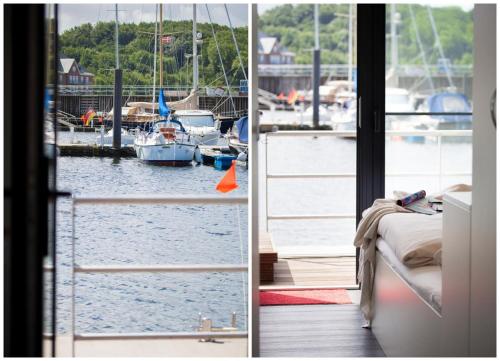 Kilátás, fewo1846 - Floatinghouse - Hausboot mit 2 Schlafzimmern in der Marina Sonwik in Fruerlund Kilátás, fewo1846 - Floatinghouse - Hausboot mit 2 Schlafzimmern in der Marina Sonwik in Fruerlund
