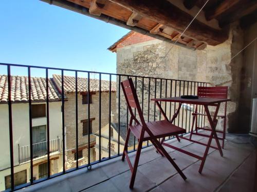 balkong/terrass, Loft Apartamento Rural La Fresneda - Casa Vidal in La Fresneda (Aragonien) balkong/terrass, Loft Apartamento Rural La Fresneda - Casa Vidal in La Fresneda (Aragonien)