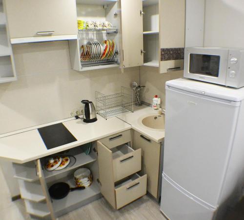 Kitchen, 243-2 Студия для 3хч в центре Адлера in Adler Kitchen, 243-2 Студия для 3хч в центре Адлера in Adler