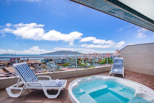 陽台/露台, Oceania Park Hotel Spa & Convention in 英格勒瑟斯 陽台/露台, Oceania Park Hotel Spa & Convention in 英格勒瑟斯