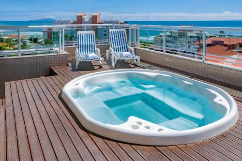 陽台/露台, Oceania Park Hotel Spa & Convention in 英格勒瑟斯 陽台/露台, Oceania Park Hotel Spa & Convention in 英格勒瑟斯