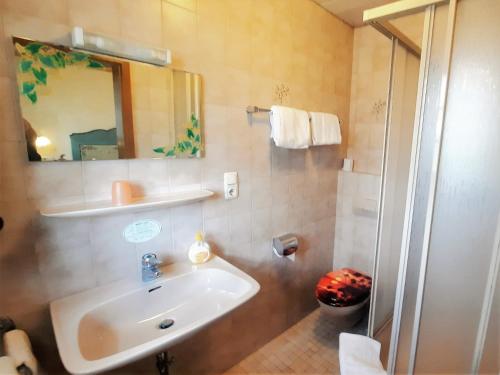 Bathroom, Gasthof Lamprecht in Peiting Bathroom, Gasthof Lamprecht in Peiting