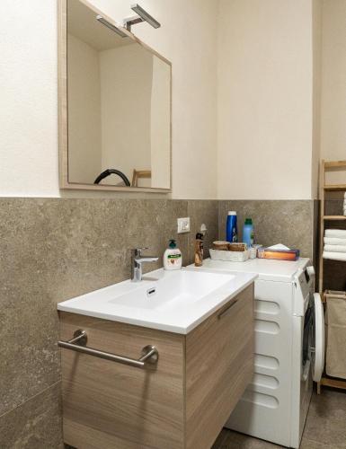 Bathroom, Flow Apartments Kirchsteig in Meran Bathroom, Flow Apartments Kirchsteig in Meran