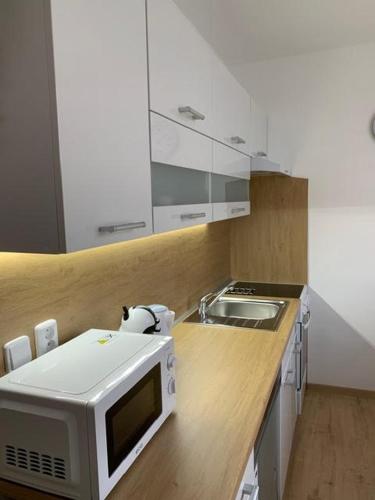 ห้องครัว, Apartmán Frymburk 30 (Apartman Frymburk 30) in ฟริมบูร์ก ห้องครัว, Apartmán Frymburk 30 (Apartman Frymburk 30) in ฟริมบูร์ก