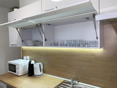 ห้องครัว, Apartmán Frymburk 30 (Apartman Frymburk 30) in ฟริมบูร์ก ห้องครัว, Apartmán Frymburk 30 (Apartman Frymburk 30) in ฟริมบูร์ก