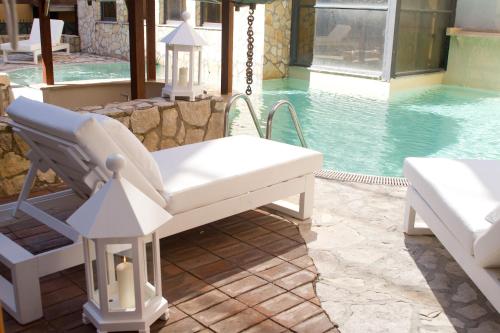 Swimming pool, The Strand Hotel in Appio Latino Swimming pool, The Strand Hotel in Appio Latino