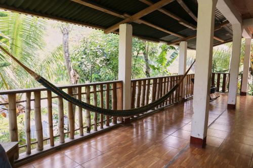 Balcony/terrace, Vinas Hotel in Lanquin Balcony/terrace, Vinas Hotel in Lanquin