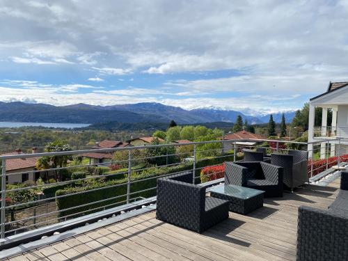 Balcony/terrace, Villa Piscina in Besozzo Balcony/terrace, Villa Piscina in Besozzo