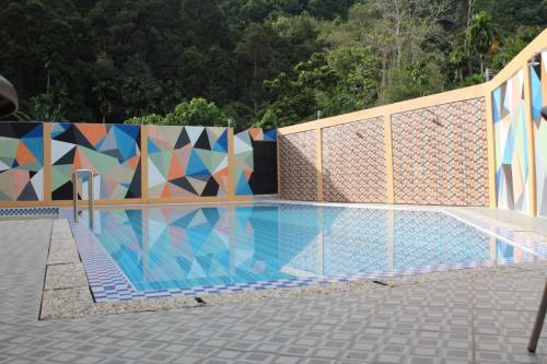 Swimming pool, Hannah Hotel Syariah in Painan Swimming pool, Hannah Hotel Syariah in Painan
