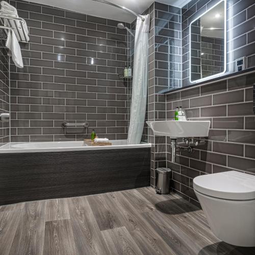 Bathroom, The Feathers Hotel, Ledbury, Herefordshire in Ledbury Bathroom, The Feathers Hotel, Ledbury, Herefordshire in Ledbury