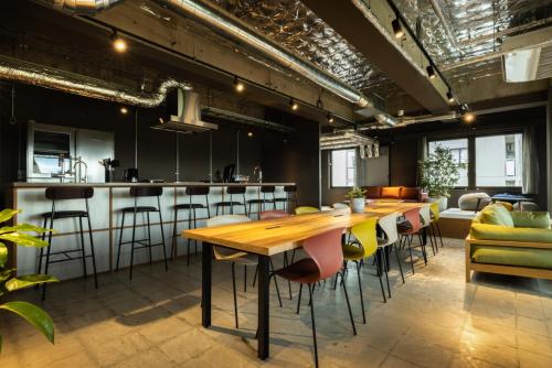 公用交誼廳/視聽室, 福岡計劃外旅館 (UNPLAN Fukuoka) in 福岡 公用交誼廳/視聽室, 福岡計劃外旅館 (UNPLAN Fukuoka) in 福岡