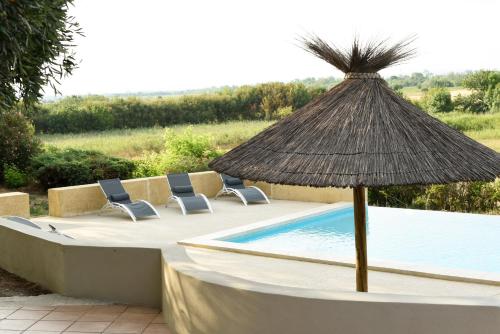 泳池, 貝爾杰里德雷堂酒店 (La Bergerie de l'etang) in 蒙泰爾 泳池, 貝爾杰里德雷堂酒店 (La Bergerie de l'etang) in 蒙泰爾