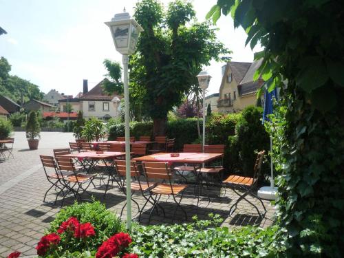 Balcony/terrace, Hotel Drei Kronen in Burgkunstadt Balcony/terrace, Hotel Drei Kronen in Burgkunstadt
