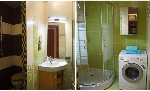 Bathroom, PaulMarie Apartments on Prs. Stroiteley in Vitebsk Bathroom, PaulMarie Apartments on Prs. Stroiteley in Vitebsk
