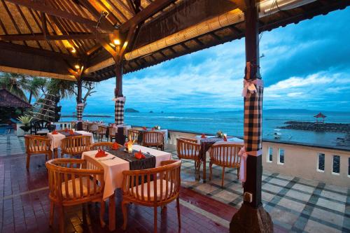 Restaurant, Ashyana Candidasa Beach Resort in Candidasa Restaurant, Ashyana Candidasa Beach Resort in Candidasa