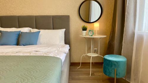 Bed, Апартаменты Richotels в ЖК Фестиваль in Ufa Bed, Апартаменты Richotels в ЖК Фестиваль in Ufa