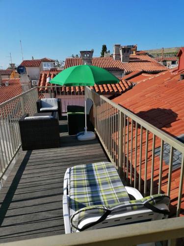 Balkon/Terrasse, Apartments Gina in Piran Balkon/Terrasse, Apartments Gina in Piran