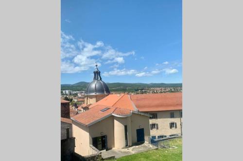 View, La providence, surplombant la ville in Montbrison View, La providence, surplombant la ville in Montbrison