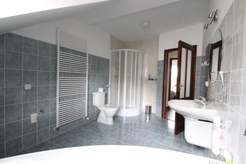 ห้องน้ำ, Luxury Apartment in Sumava Mountains in เทรบอน ห้องน้ำ, Luxury Apartment in Sumava Mountains in เทรบอน