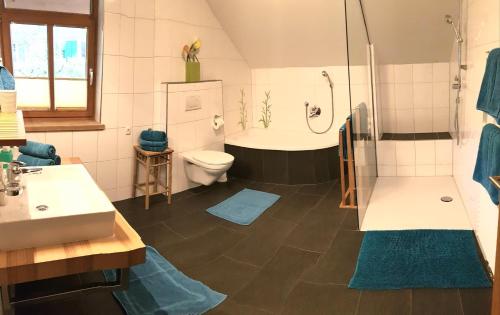 Baño, Ferienwohnung Wustner in Schwarzenberg Baño, Ferienwohnung Wustner in Schwarzenberg