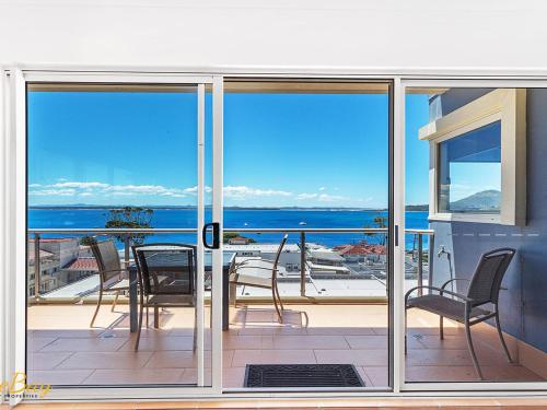 Balcony/terrace, Breakwater Apartment 402 in Shoal Bay Balcony/terrace, Breakwater Apartment 402 in Shoal Bay