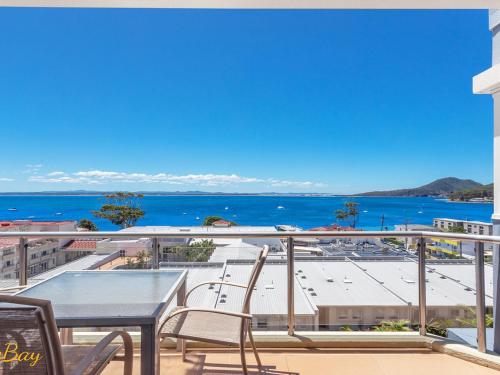 Balcony/terrace, Breakwater Apartment 402 in Shoal Bay Balcony/terrace, Breakwater Apartment 402 in Shoal Bay