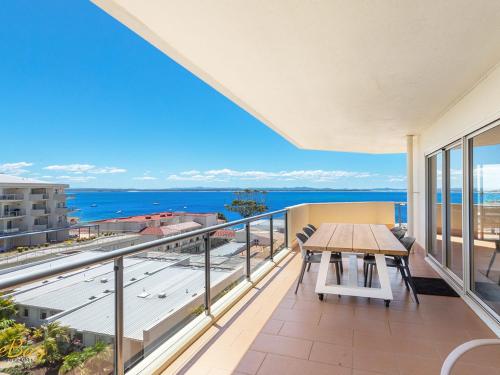 Balcony/terrace, Breakwater Apartment 402 in Shoal Bay Balcony/terrace, Breakwater Apartment 402 in Shoal Bay