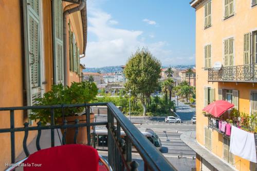 Balcony/terrace, Hotel Villa La Tour near Cours Saleya Market Balcony/terrace, Hotel Villa La Tour near Cours Saleya Market