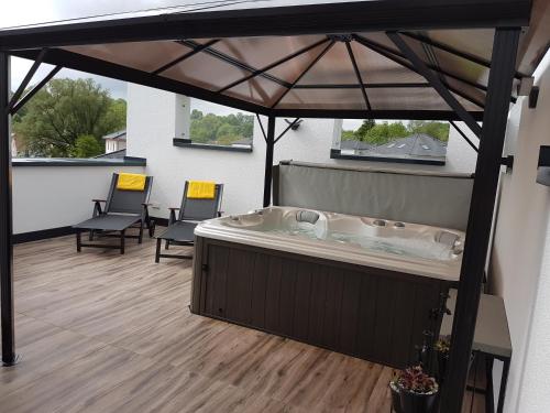 ระเบียง/ชานเรือน, Timeout Lodges - Luxus fur Zwei in ดุเดล์ดอร์ฟ ระเบียง/ชานเรือน, Timeout Lodges - Luxus fur Zwei in ดุเดล์ดอร์ฟ
