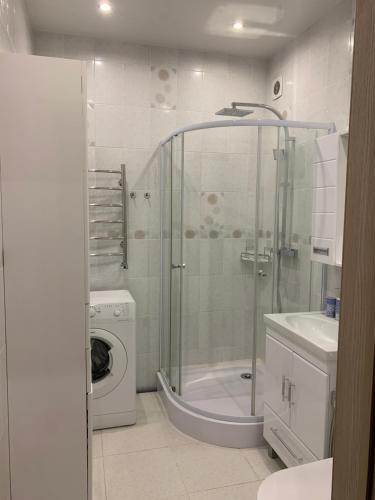 Bathroom, Аппартаменты в 30 минутах от моря in Kaliningrad Bathroom, Аппартаменты в 30 минутах от моря in Kaliningrad