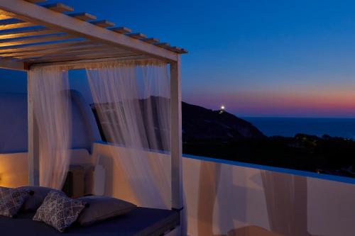 منظر, Sunset Faros in أكروتيري منظر, Sunset Faros in أكروتيري