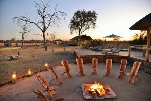 Restaurant, Nogatsaa Pans Lodge in Chobe Restaurant, Nogatsaa Pans Lodge in Chobe