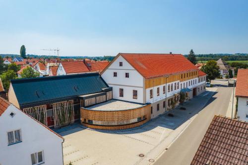 A szálláshely kívülről, Gasthof Bogenrieder in Pornbach A szálláshely kívülről, Gasthof Bogenrieder in Pornbach