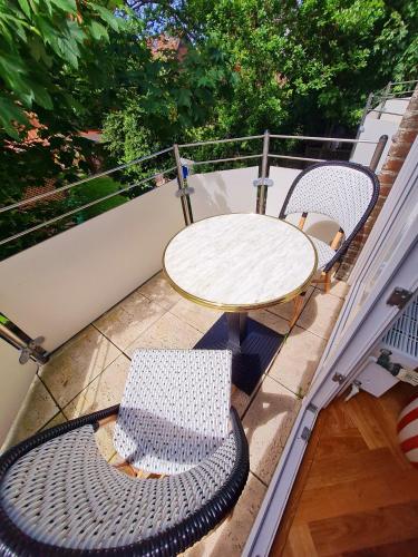 Erkély/terasz, Mimosa House in Sylt Erkély/terasz, Mimosa House in Sylt